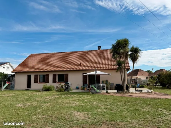 Maison plain-pied 107 m² - 4 chambres - 1 500 m²