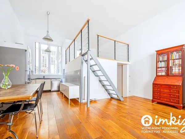 Appart style loft dans le quartier des artistes.