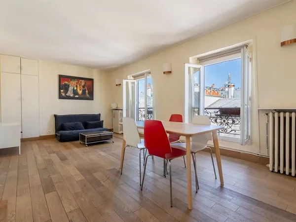 Vends appartement - 50 m² - 2 pièces, 1 chambre - Paris