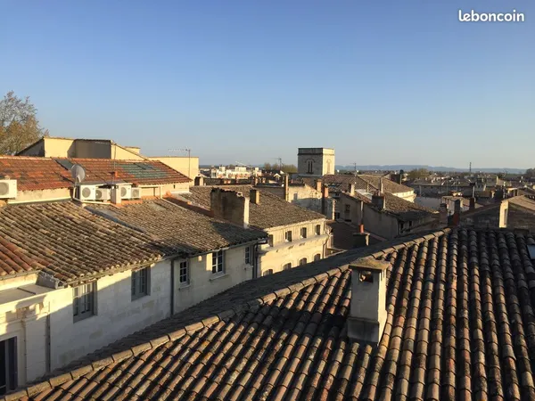 Vue sur les toits d'Avignon