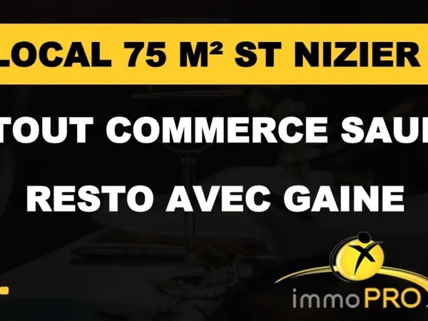 Vente / Local Commercial - 75 m²