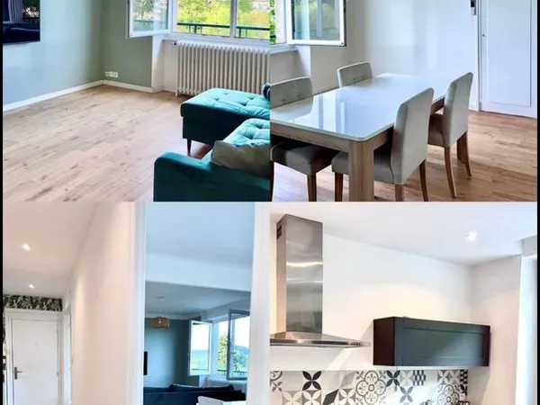 Appartement T3 meublé climatisé, 86m², 1er étage, jardin et terrasse d'exception équivalent maison