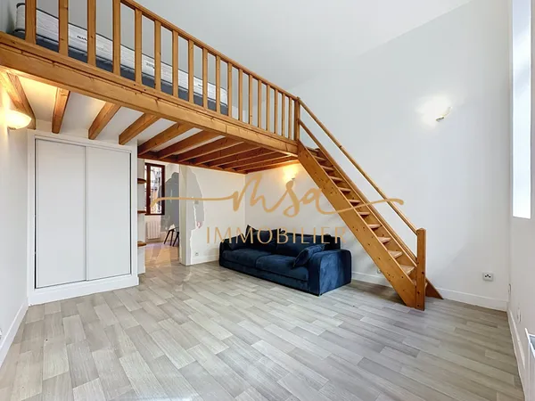 ROUEN CENTRE - ST GERVAIS - STUDIO avec chambre en mezzanin