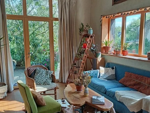 Maison meublée écologique et lumineuse avec mezzanine filet et jardin 🌿