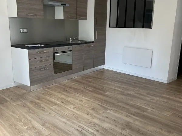 Loue T2 de 35 m' avec terrasse et jardin en centre-ville de Loos
