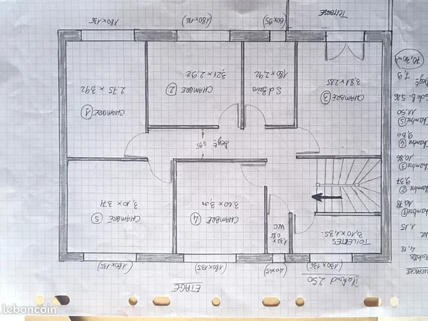 Maison 120m/ carre tours nord