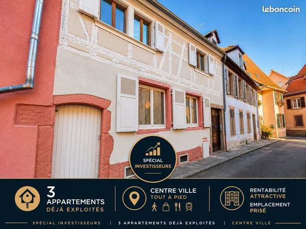 Immeuble 8 pièces 155 m²
