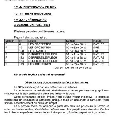 Terrain agricole