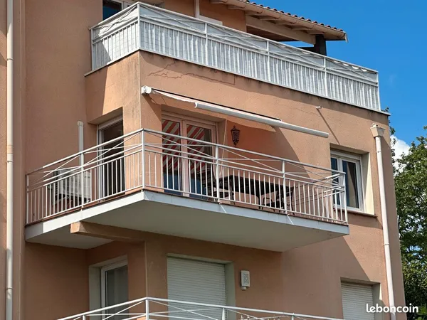 Toulouse l'Ormeau (31400) T4 traversant de 81,78m2 - 3 chambres - terrasse, balcon, piscine, grand g