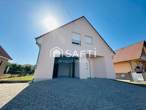 Maison individuelle de 110m² habitables à WITTISHEIM !