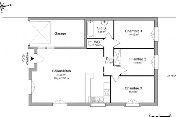 Maison Location Lézignan-Corbières 4p 80m² 960€