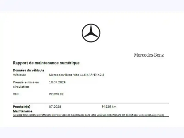 Mercedes Vito 116 cdi fourgon xl l3 163ch bv — photo 16