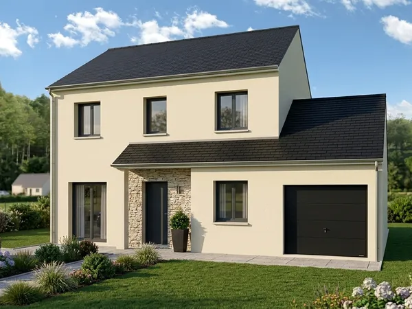 Terrain + maison 91 m²