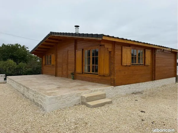 Chalet aménagée 72m