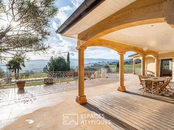 Villa avec vue exceptionnelle sur Cogny