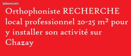 Recherche local professionnel pour orthophoniste