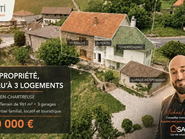 Rare propriété, jusqu'à trois logements!