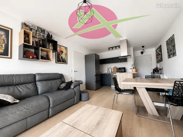 Appartement 3 pièces 62 m²