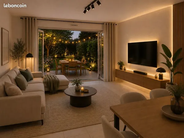 Maisonnette en duplex avec jardin