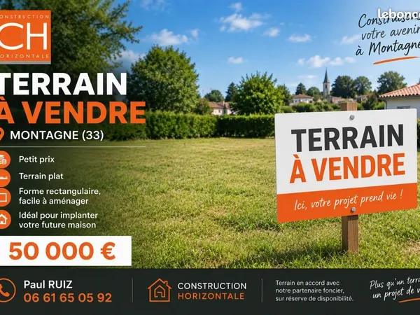 Terrain 450 m² Montagne