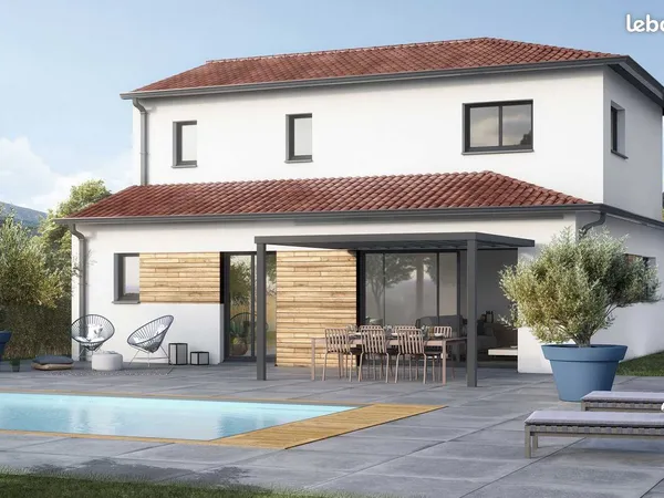 Maison neuve contemporaine de 110 m² avec 4 chambres et garage sur terrain de 330 m² à Frontignan (3