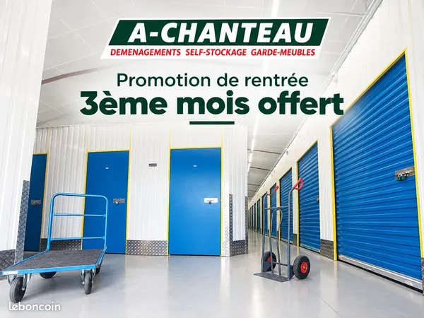📦 BOX DE STOCKAGE 6 m² - 63 /MOIS - PROCHE ANGERS
