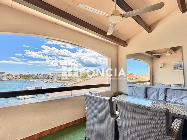 Exceptionnel - duplex vue mer & marina - saint-cyprien