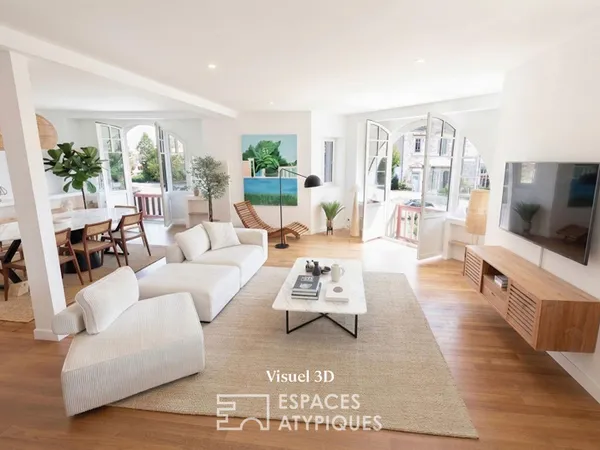 L'élégance d'une villa, le confort d'un triplex au coeur de Benoît