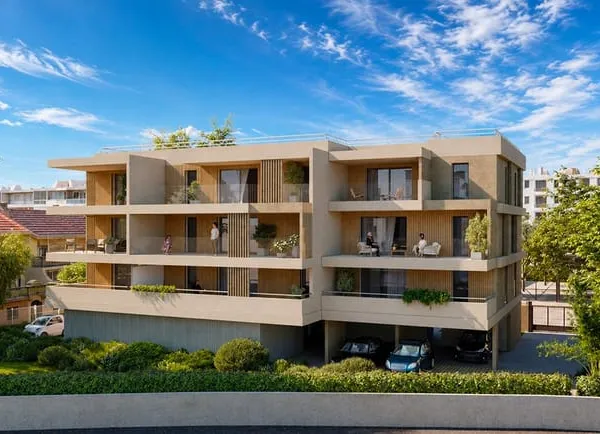 Bel appartement avec terrasse et vue dégagée ...