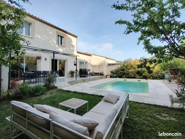 Vente | Maison traditionnelle | 6p | 5ch | 140 m² | Bagard | Terrasse · Jardin · Piscine