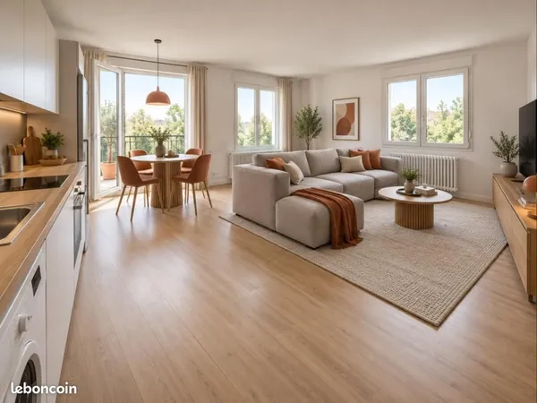 Appartement 3 pièces 63 m²