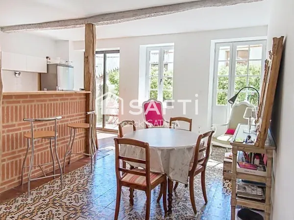 Spacieux T4 duplex avec extérieur centre ville