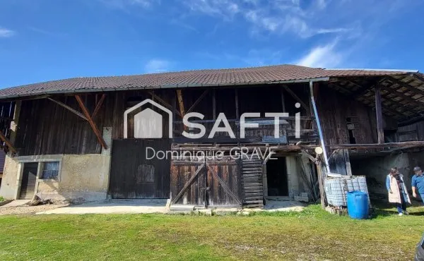 Grange de 190m² au sol sur terrain de 991m²