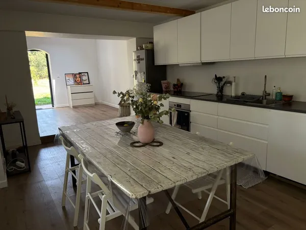 Maison meublée 3 chambres - 110 m² avec jardin - Domaine de Belloc