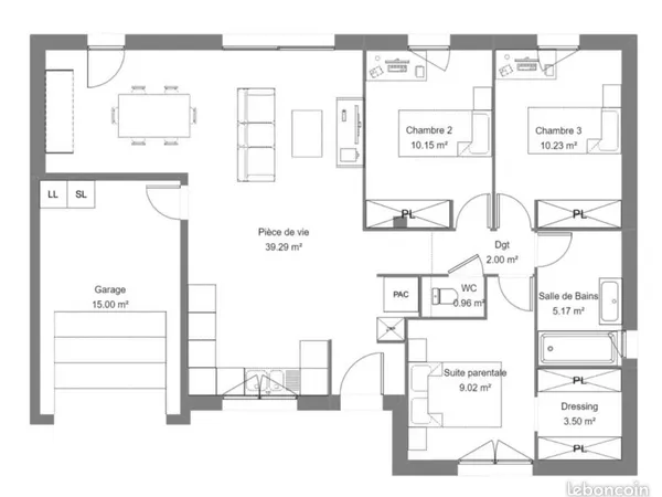 Projet de construction d'une maison 80 m² avec terrain à VIEUX-VY-SUR-COUESNON (35)