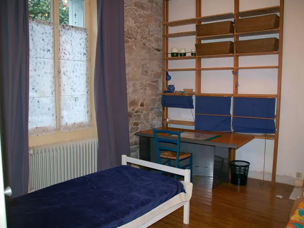 Loue chambre meublée, Nantes, Sainte Anne - 1 chambre, 18m²