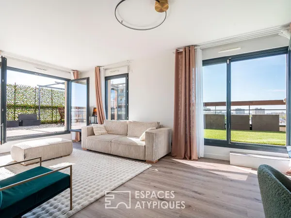 Penthouse avec terrasse à 360°