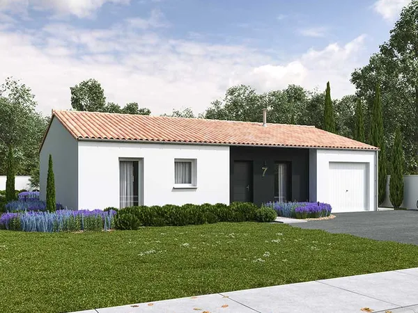 Terrain + maison 80 m²