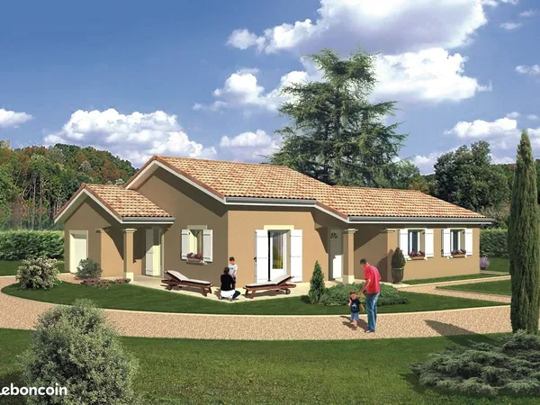 Maison 90 m² avec terrain à SAINT-GEORGES-D'ESPERANCHE (38)