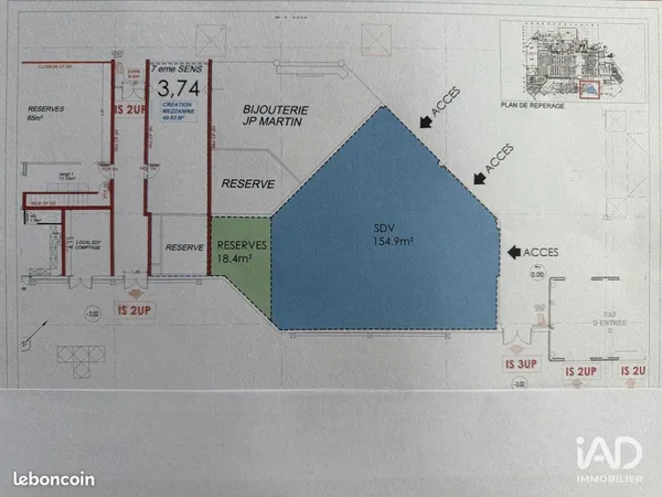 Boutique 177 m² GUJAN-MESTRAS