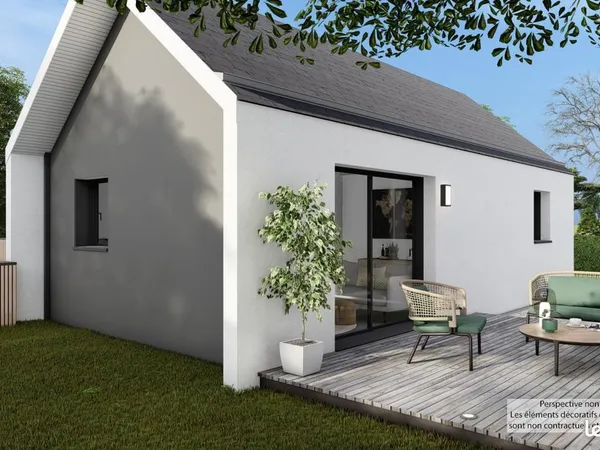 Maison 2 pièces 44 m²