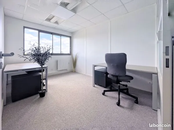 Location d'un bureau fermé, 2 postes, Nantes Ouest - coworking