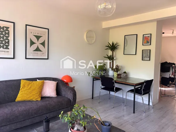 APPARTEMENT T2 bis TRAVERSANT LUMINEUX AVEC VUE DEGAGEE - PROXIMITÉ IMMÉDIATE PARC RIVIÈRE