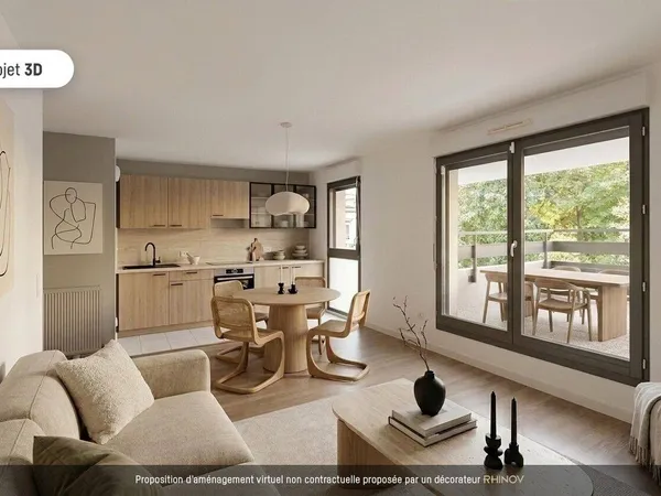 Appartement 2 pièces 42 m²