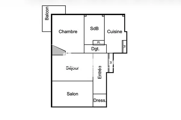 Appartement 3 pièces 73 m²