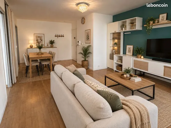 Appartement 3 pièces 69m² avec balcon, parking et cave - Joinville-le-Pont (94340)