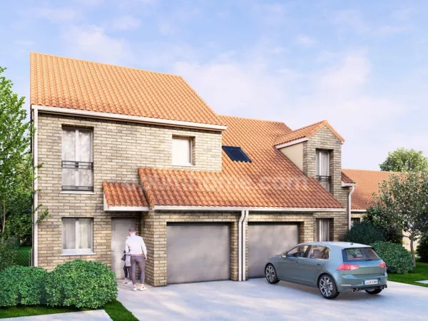 A TETEGHEM - MAISON NEUVE SEMI-INDIVIDUELLE ! "ON POSE LES MEUBLES..." A 15 MN DU CENTRE VILLE DE DU