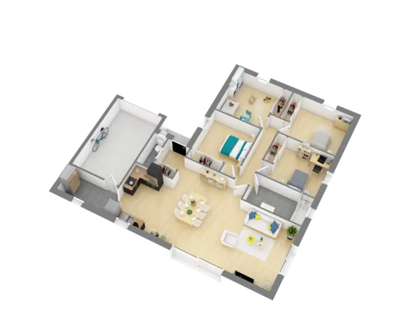 Maison neuve 5 pièces 103 m²