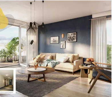 Appartement 3 pièces 63 m²