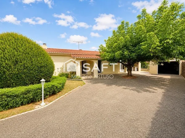 Maison plain pied, 4 chambres, au calme et sans vis à vis à moins de 10 minutes de Foix